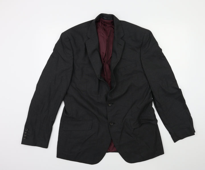 Marks and Spencer Mens Grey Jacket Suit Jacket Size 40