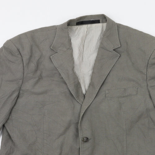 Marks and Spencer Mens Grey   Jacket Suit Jacket Size 42