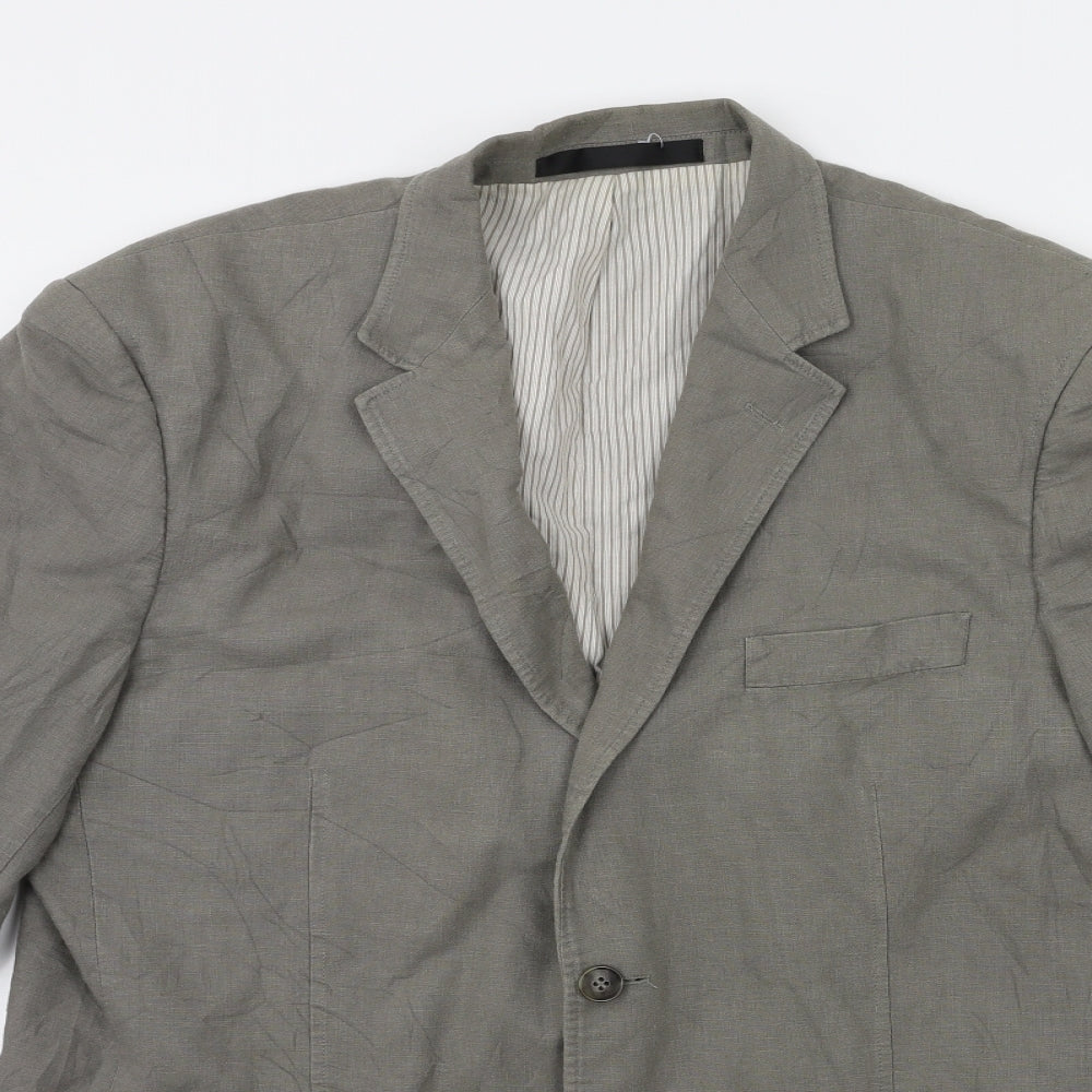 Marks and Spencer Mens Grey   Jacket Suit Jacket Size 42