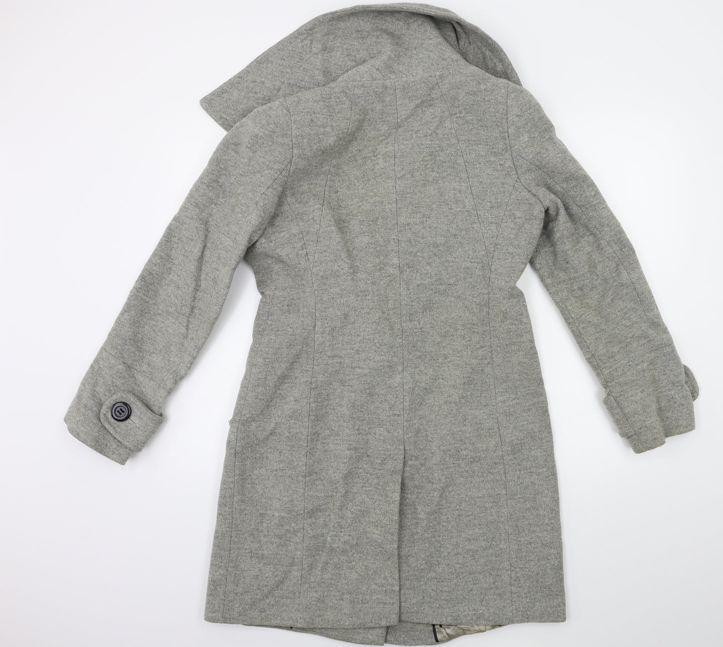 Coast Womens Grey   Overcoat Coat Size 10