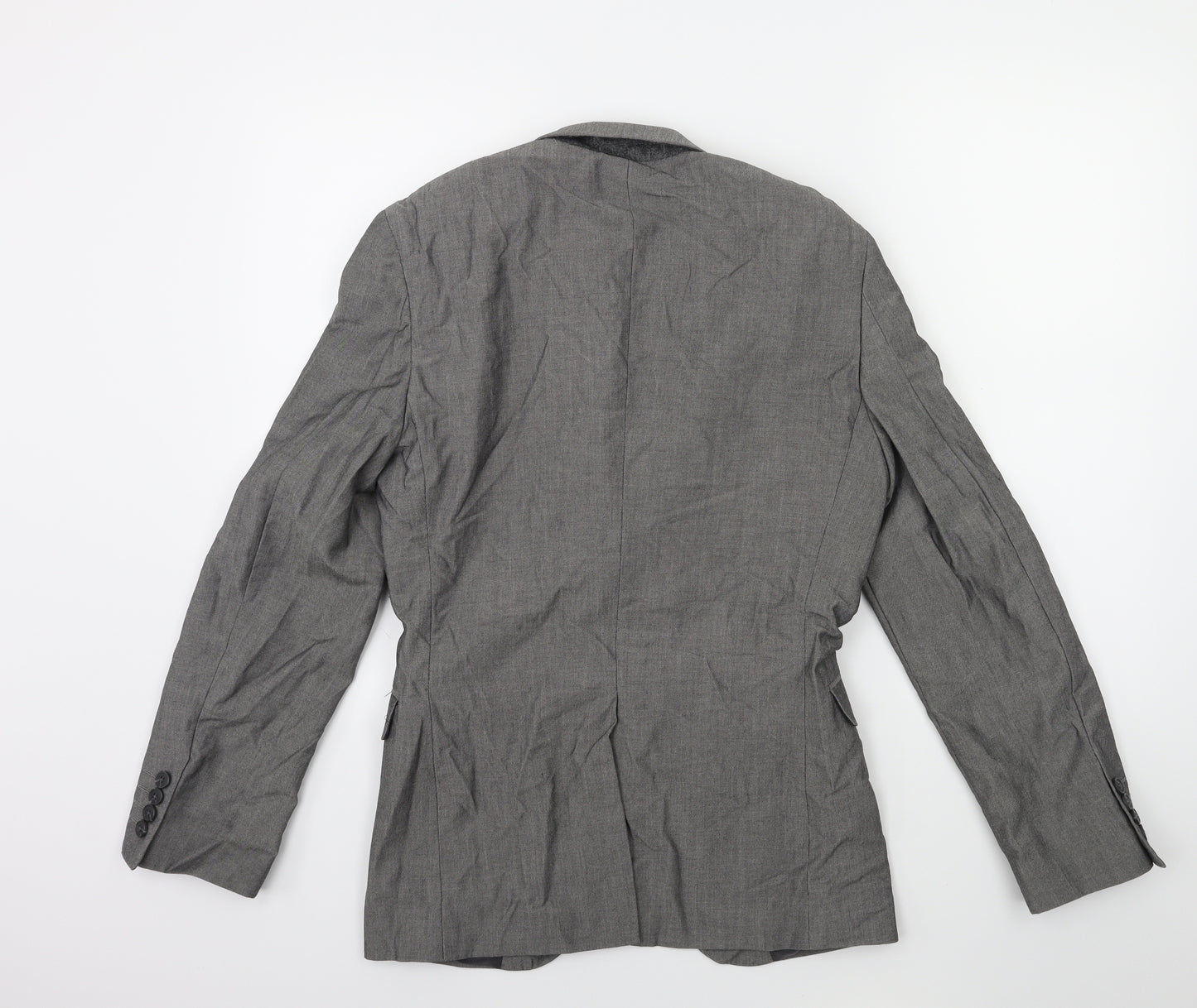 Cedar Wood State Mens Grey   Jacket Suit Jacket Size 34