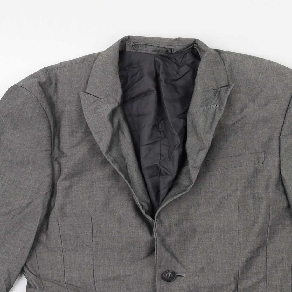 Cedar Wood State Mens Grey   Jacket Suit Jacket Size 34