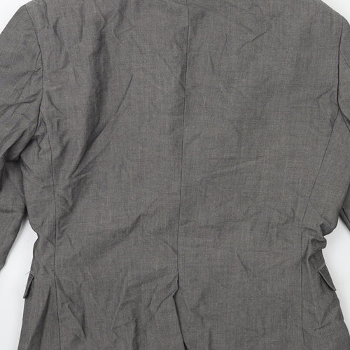 Cedar Wood State Mens Grey   Jacket Suit Jacket Size 34