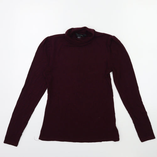 New Look Womens Purple   Basic T-Shirt Size 10