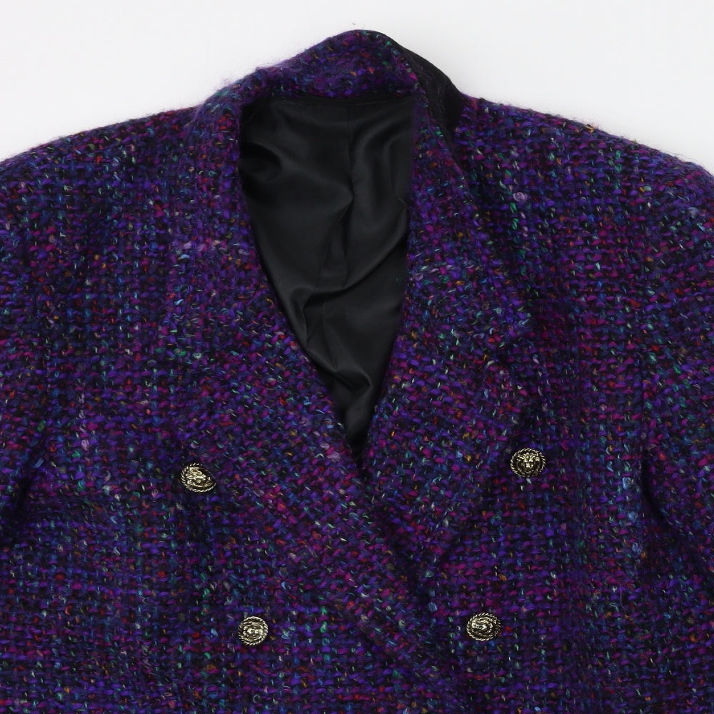 Country Casuals Womens Purple   Overcoat Coat Size 12