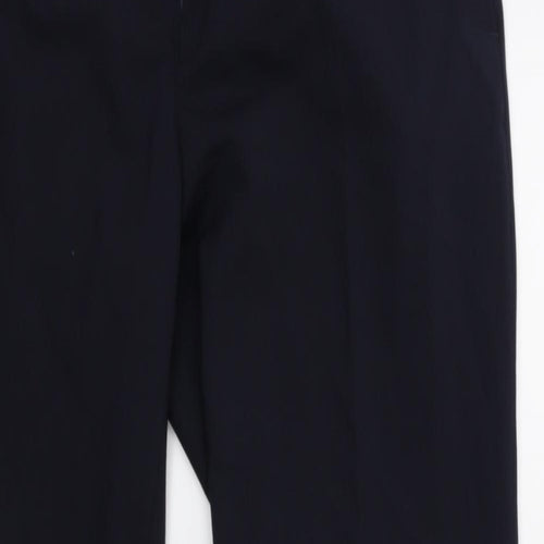 BERTONI Womens Blue   Trousers  Size 37 in L32 in