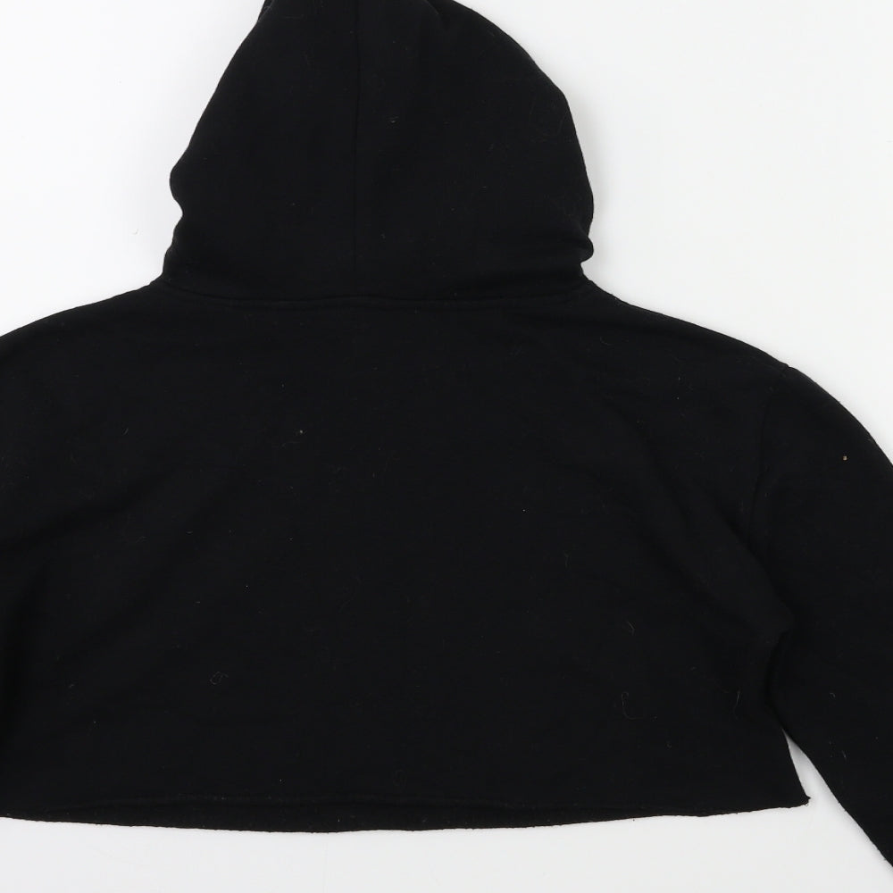 New Look Girls Black   Pullover Hoodie Size 10-11 Years  - FRIENDS