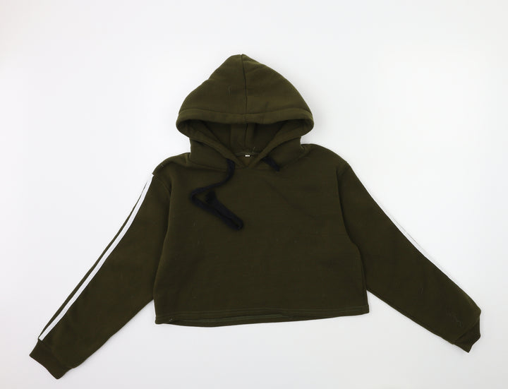 Preworn Womens Green   Pullover Hoodie Size M