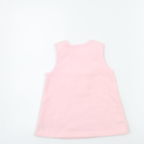 Little precious Baby Pink  Fleece A-Line  Size 3-6 Months