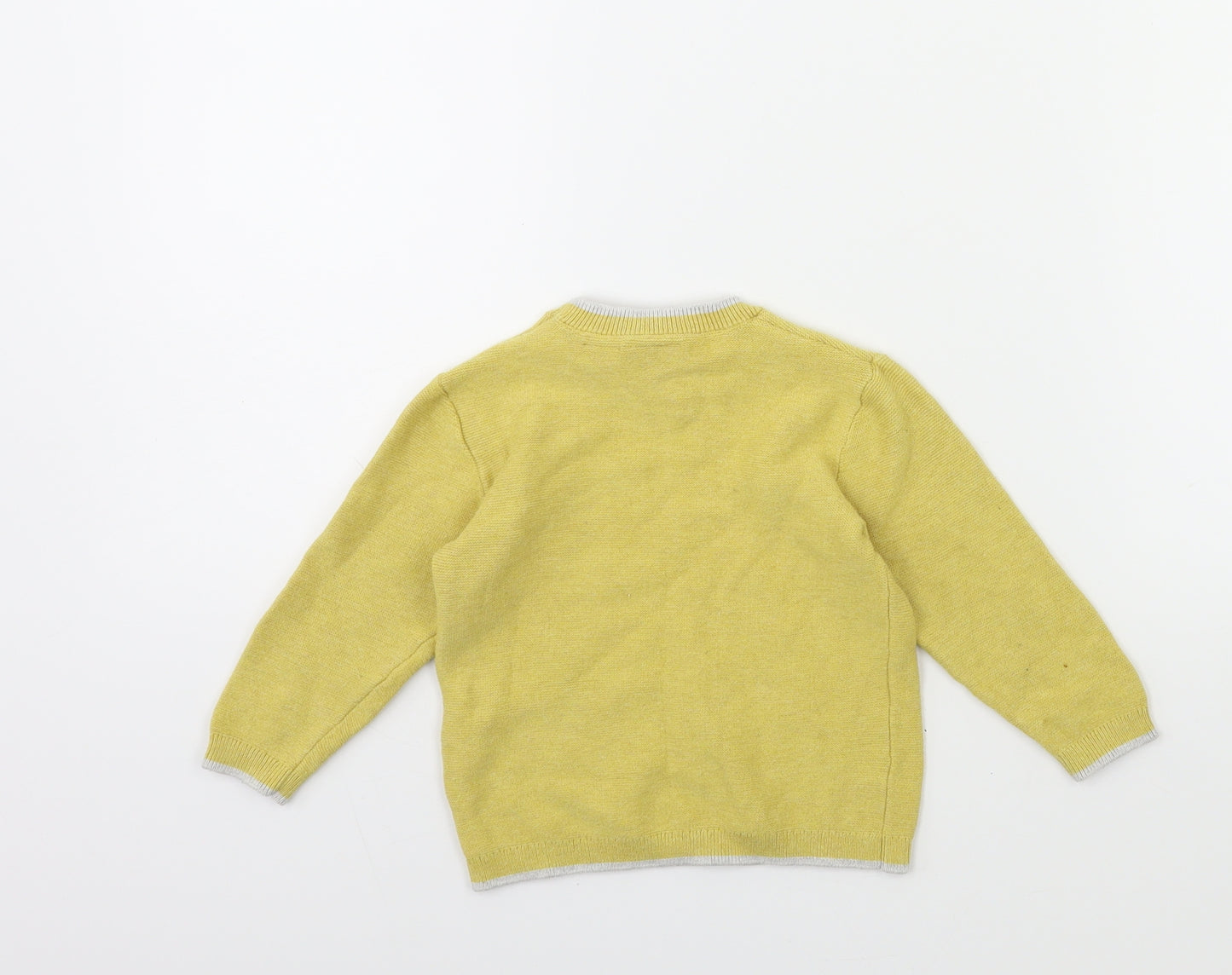 Zara Baby Yellow  Knit Pullover Jumper Size 9-12 Months