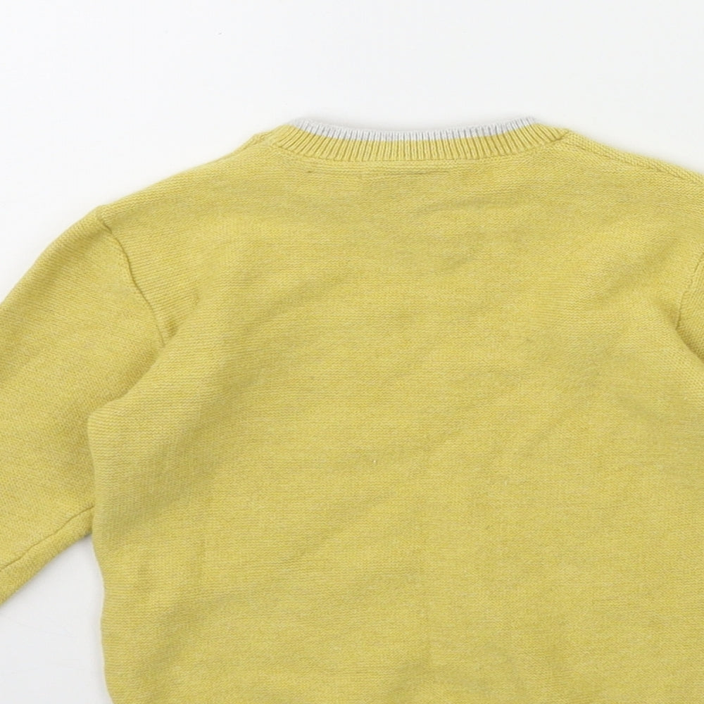 Zara Baby Yellow  Knit Pullover Jumper Size 9-12 Months