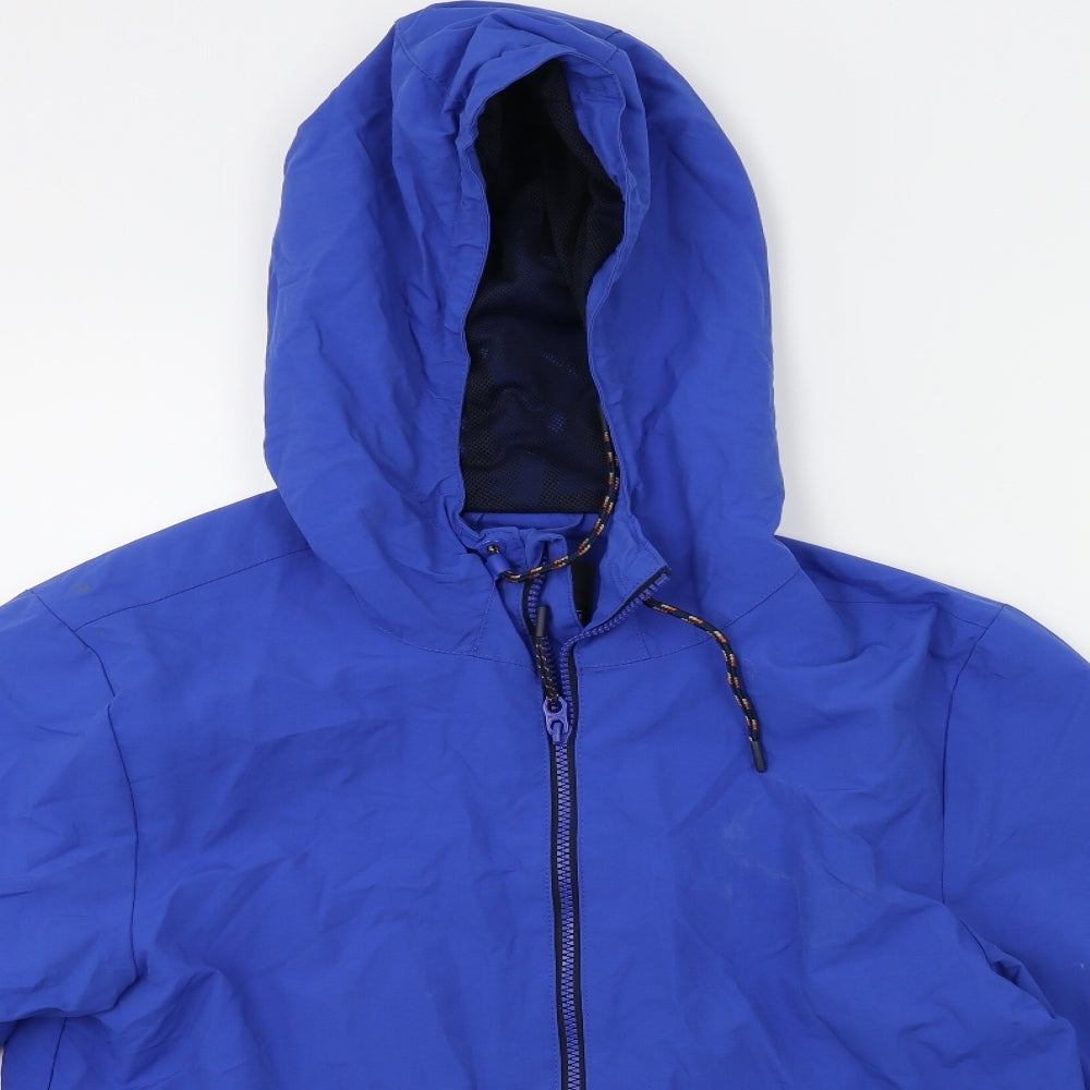 NEXT Mens Blue   Rain Coat Coat Size S