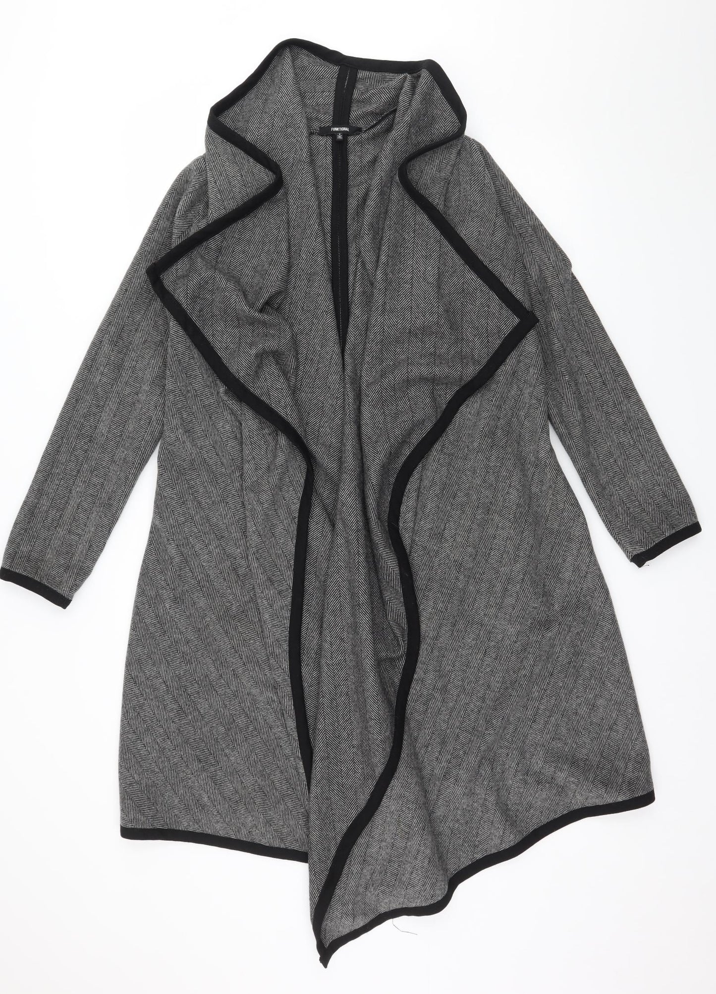 Funktional Womens Grey Herringbone  Jacket  Size S