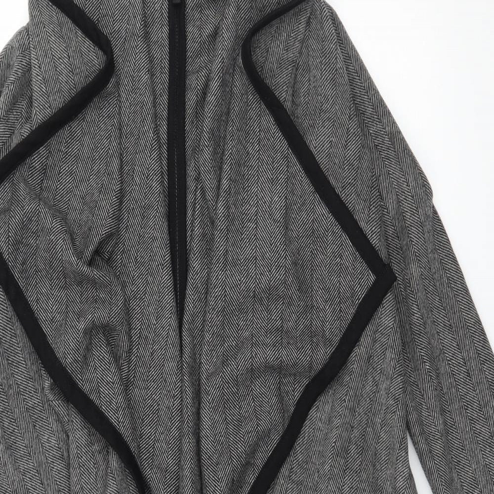 Funktional Womens Grey Herringbone  Jacket  Size S