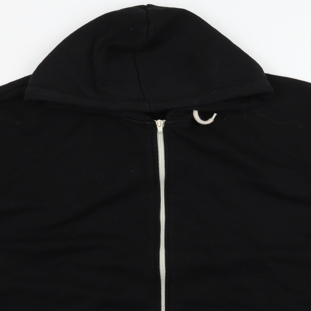 Jacamo Mens Black  Jersey Full Zip Hoodie Size 3XL