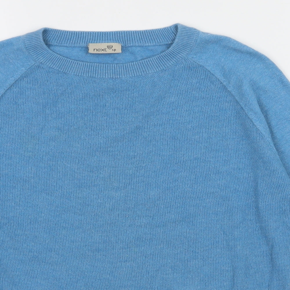 NEXT Boys Blue  Knit Pullover Jumper Size 9 Years