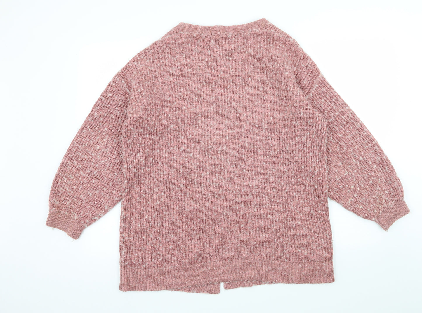 TU Womens Pink  Knit Cardigan Jumper Size 12