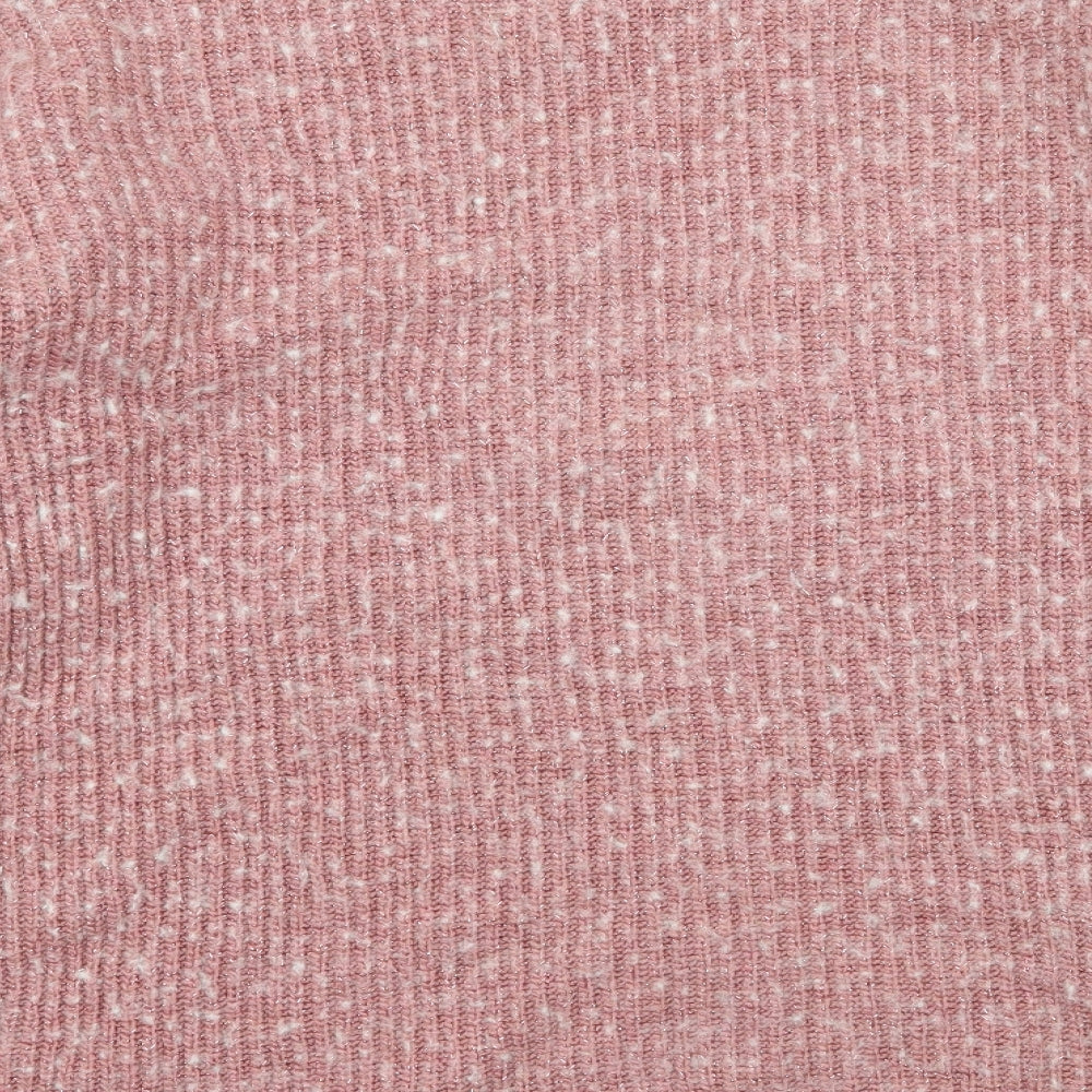 TU Womens Pink  Knit Cardigan Jumper Size 12