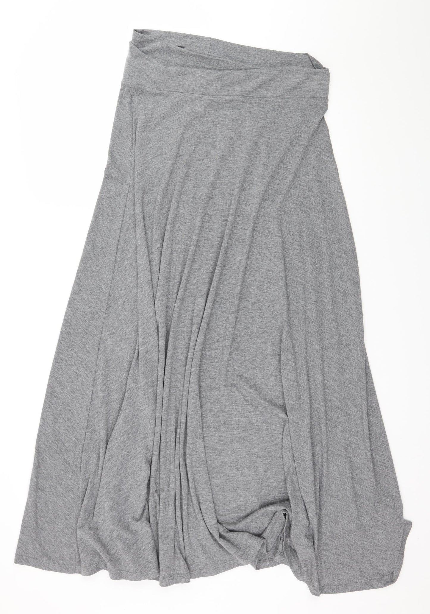 Papaya Womens Grey  Jersey Maxi Skirt Size 12