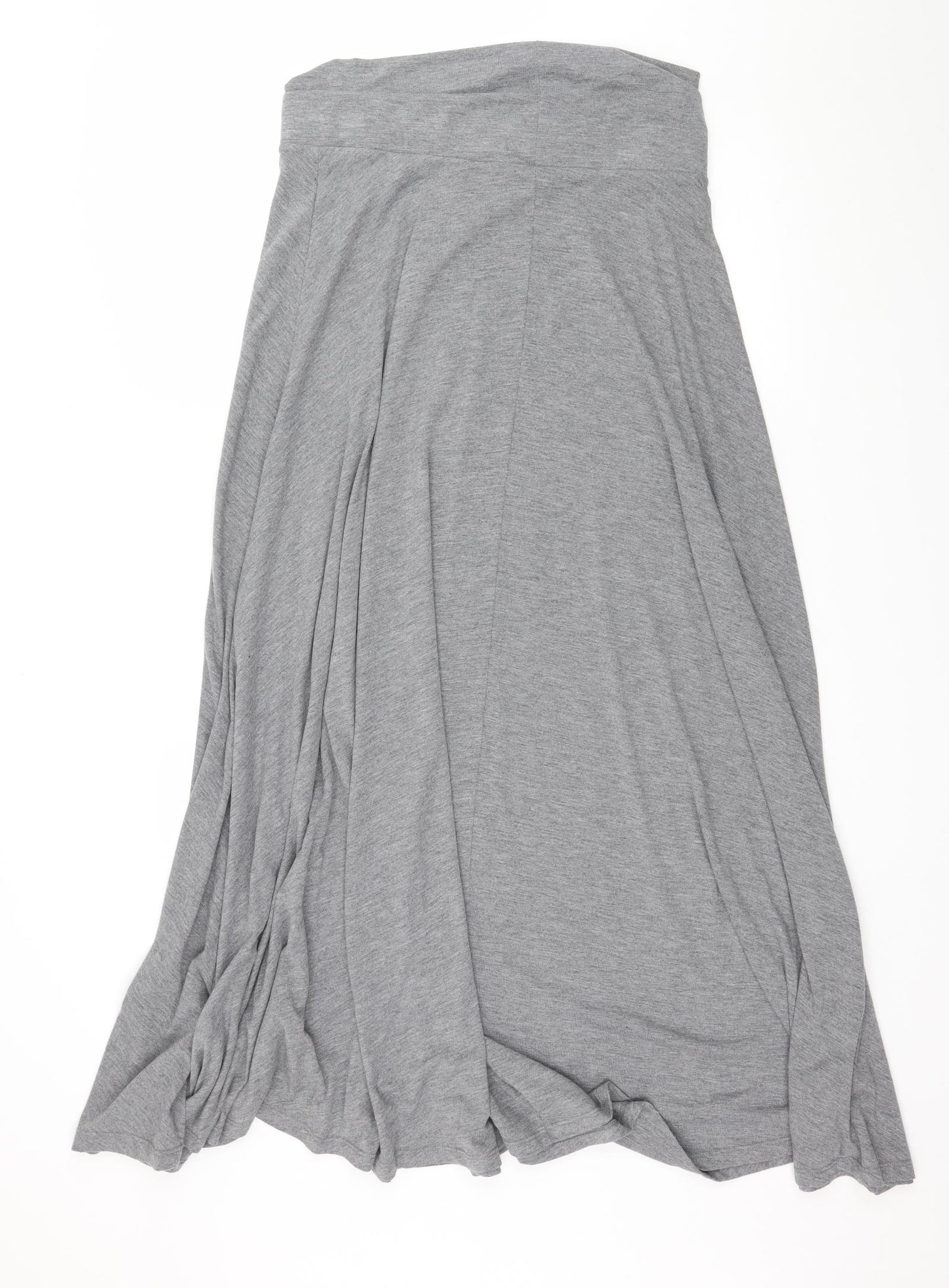 Papaya Womens Grey  Jersey Maxi Skirt Size 12