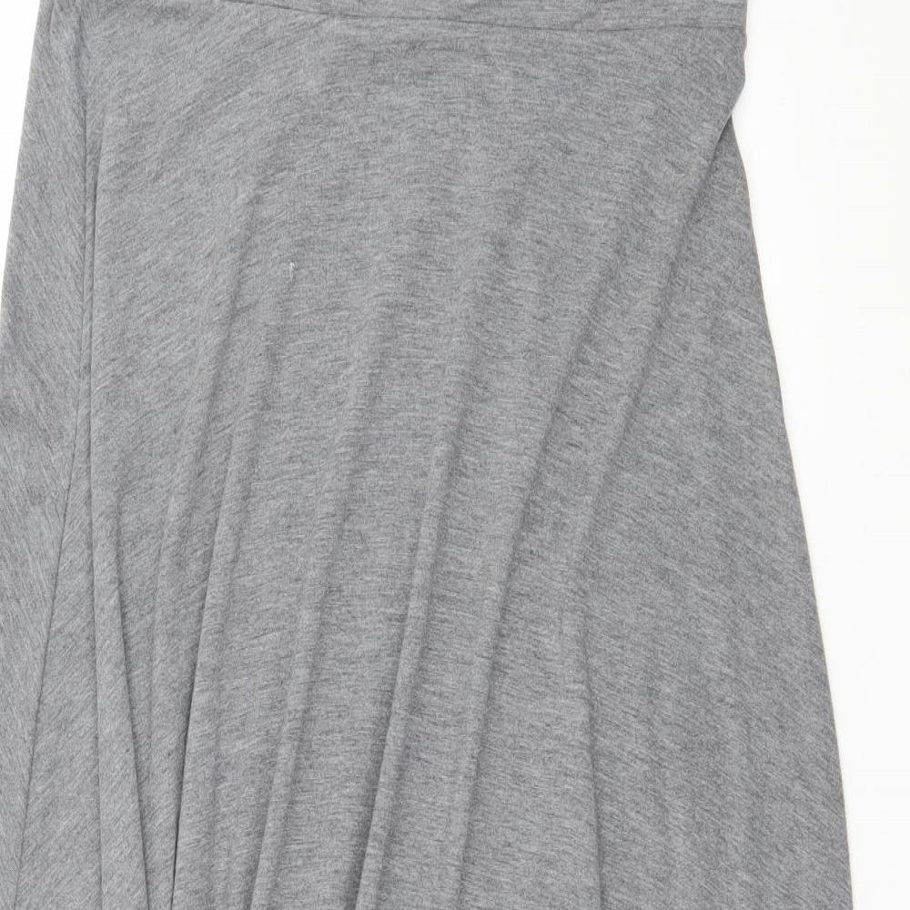 Papaya Womens Grey  Jersey Maxi Skirt Size 12