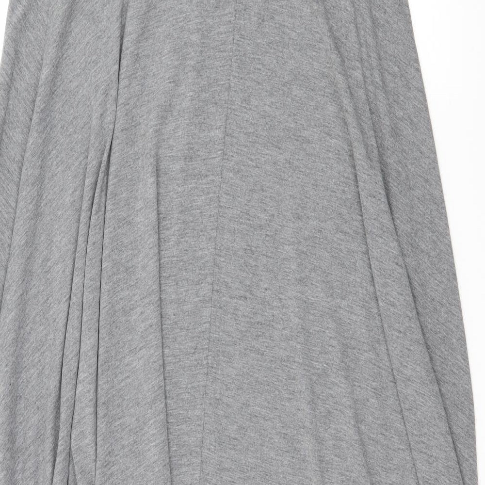 Papaya Womens Grey  Jersey Maxi Skirt Size 12