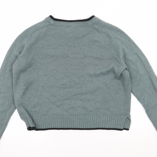 Divided by H&M Womens Blue  Knit Pullover Jumper Size S