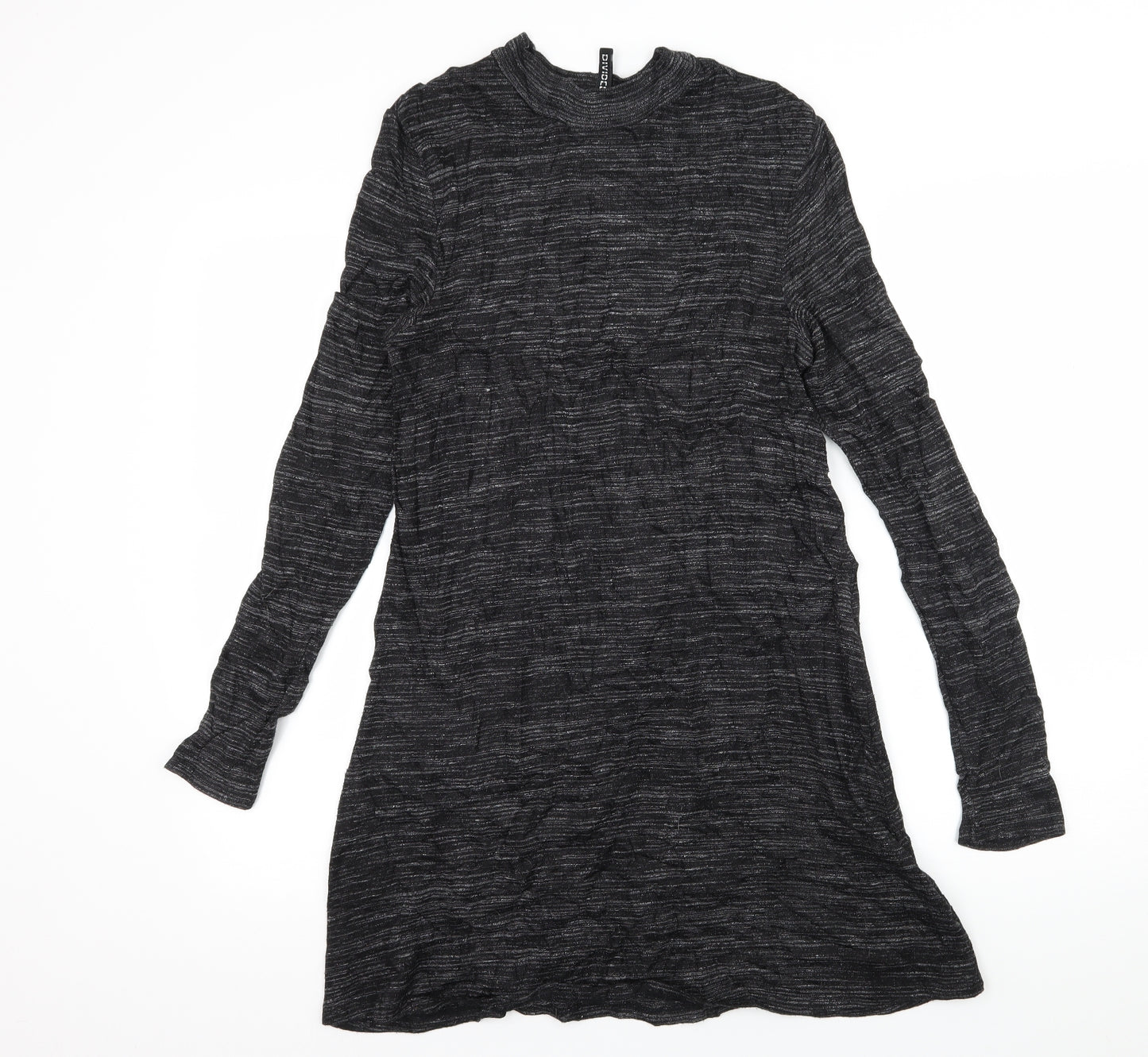 Divided by H&M Womens Grey  Jersey T-Shirt Dress  Size 6