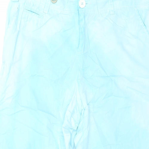 Debenhams Womens Blue   Bermuda Shorts Size 12 - Dip Dye