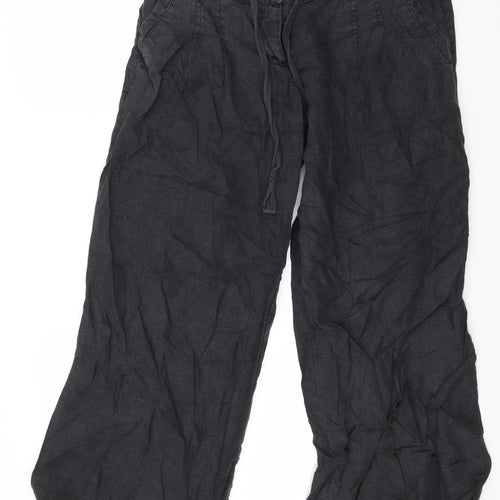 Topshop Womens Grey   Trousers  Size 12 L29 in