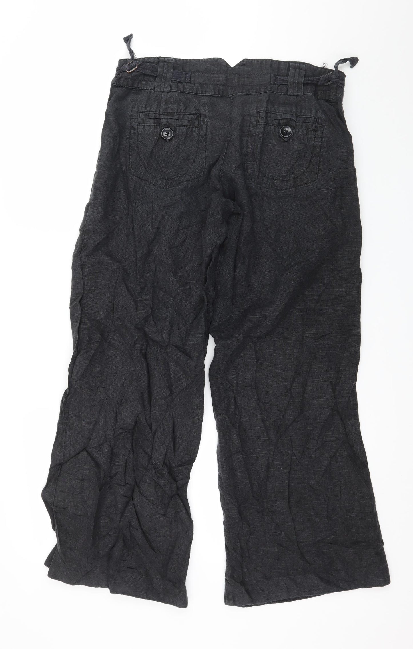 Topshop Womens Grey   Trousers  Size 12 L29 in