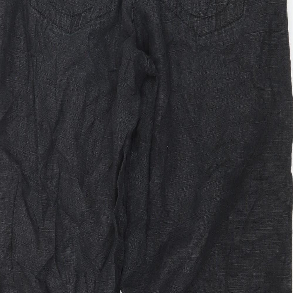 Topshop Womens Grey   Trousers  Size 12 L29 in