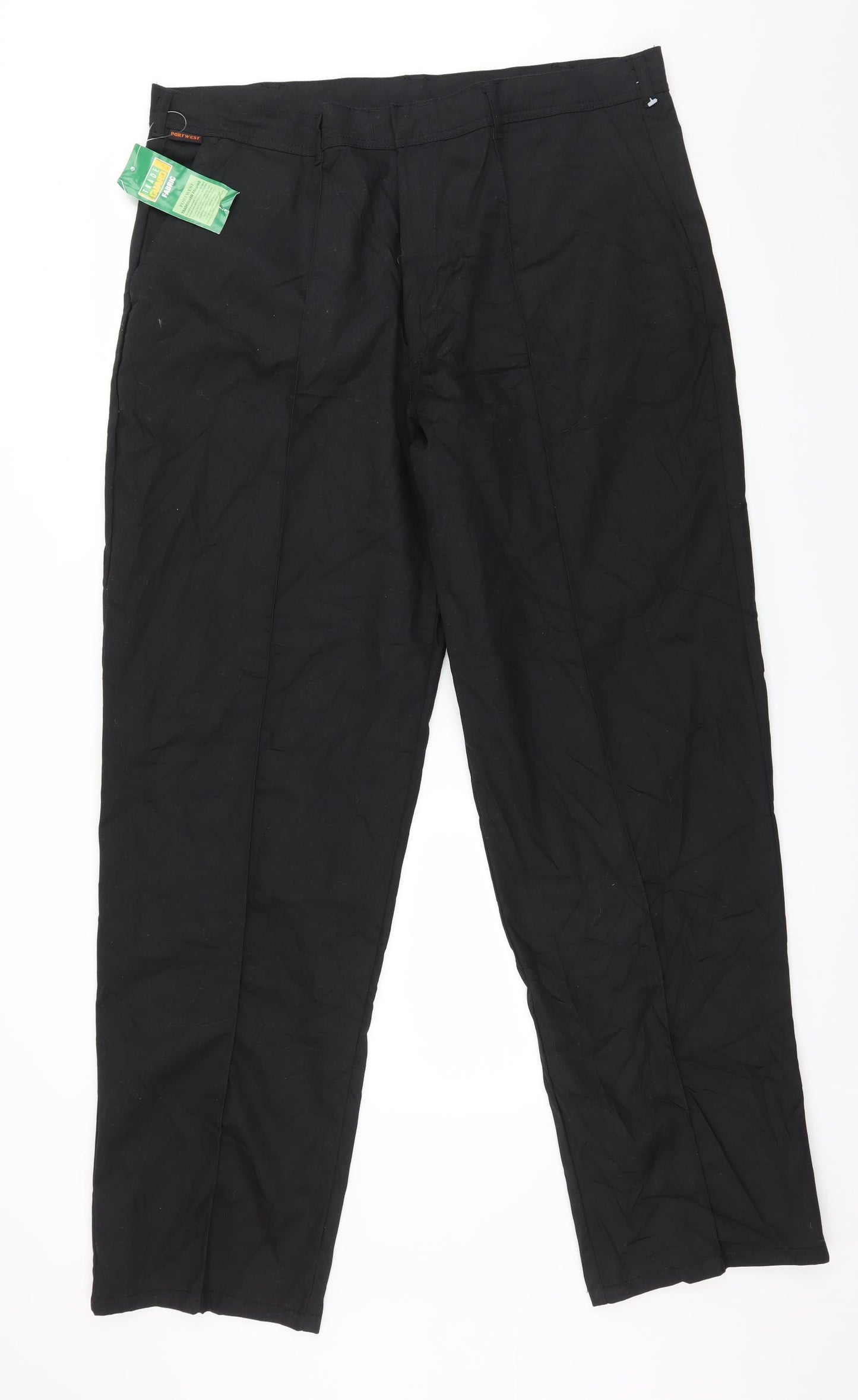 Portwest Mens Black   Trousers  Size 40 in L33 in