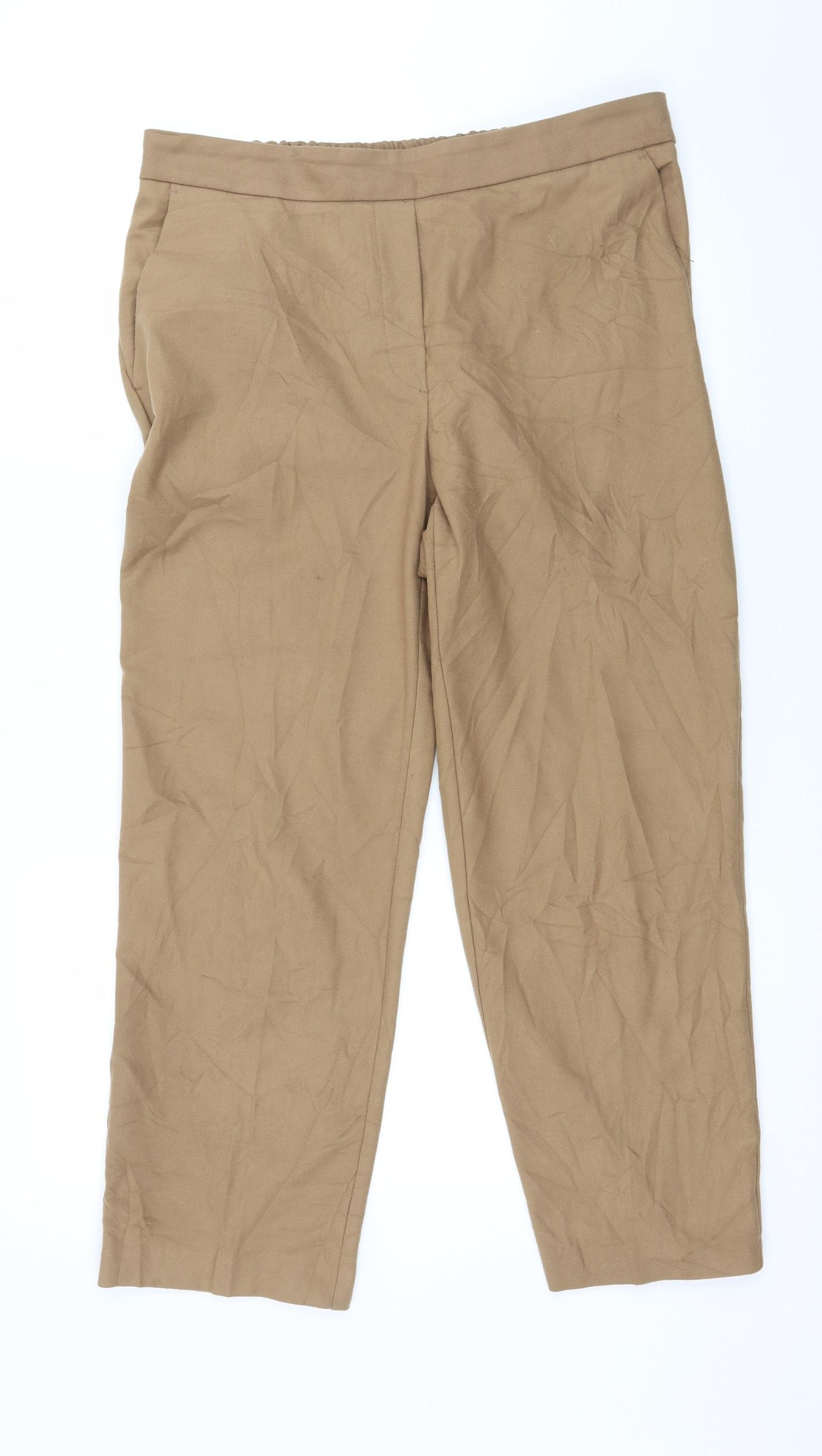 Zara Womens Brown   Trousers  Size 34 in L26 in