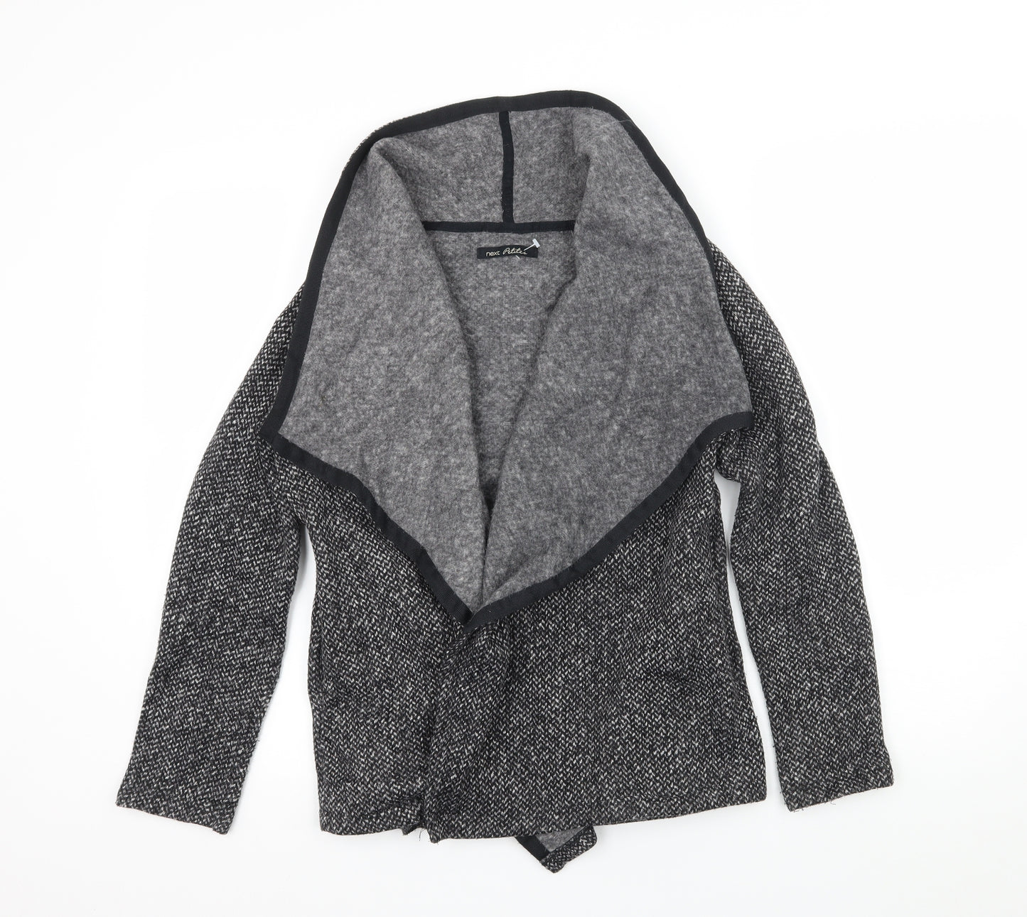 NEXT Womens Grey  Fleece Cardigan Jumper Size 6