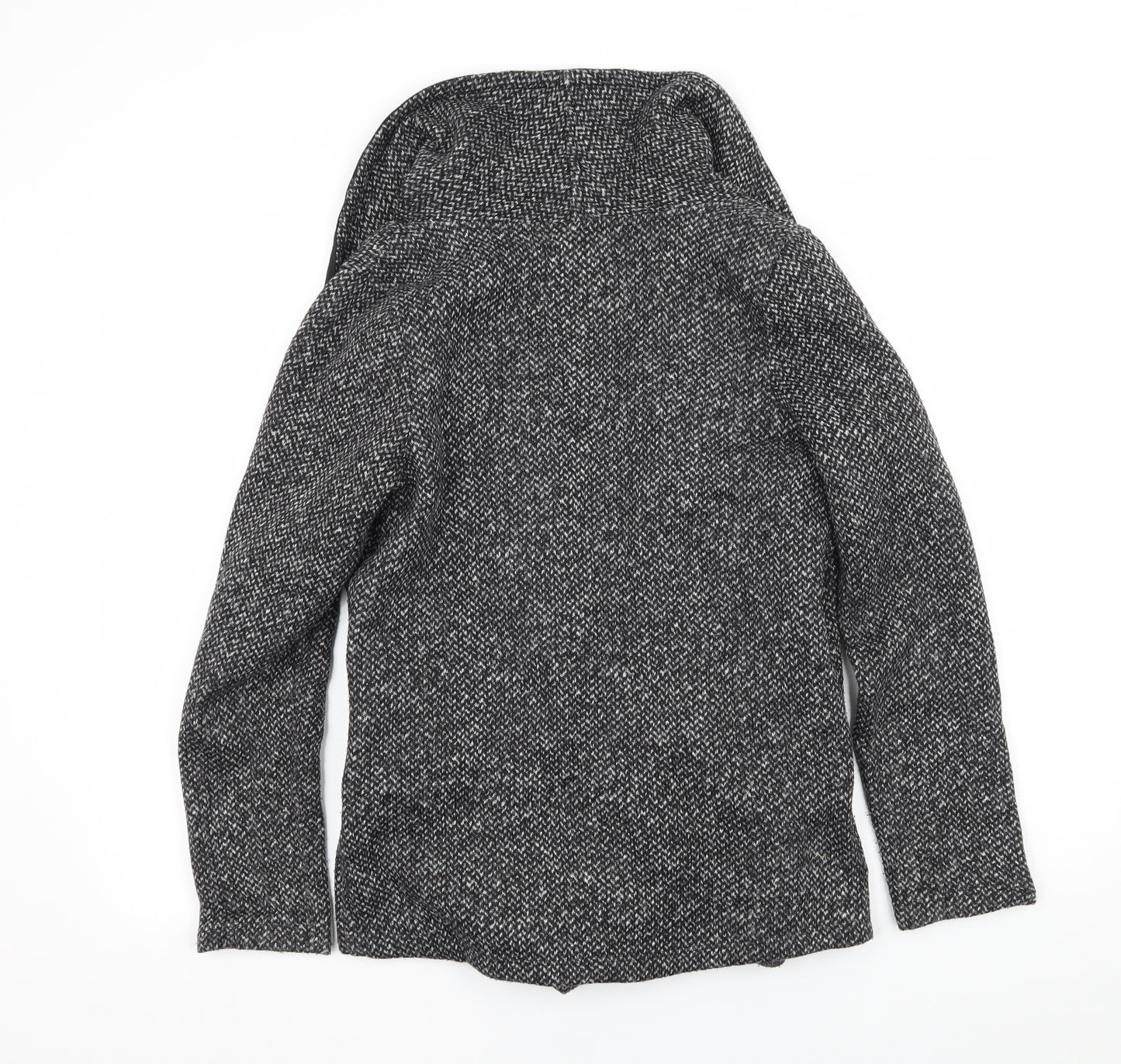 NEXT Womens Grey  Fleece Cardigan Jumper Size 6