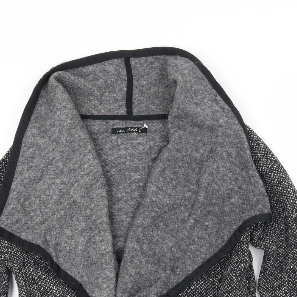 NEXT Womens Grey  Fleece Cardigan Jumper Size 6