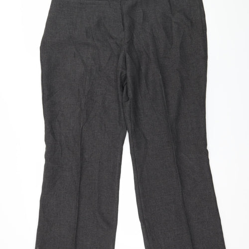 Marks and Spencer Womens Grey   Trousers  Size 16 L30 in