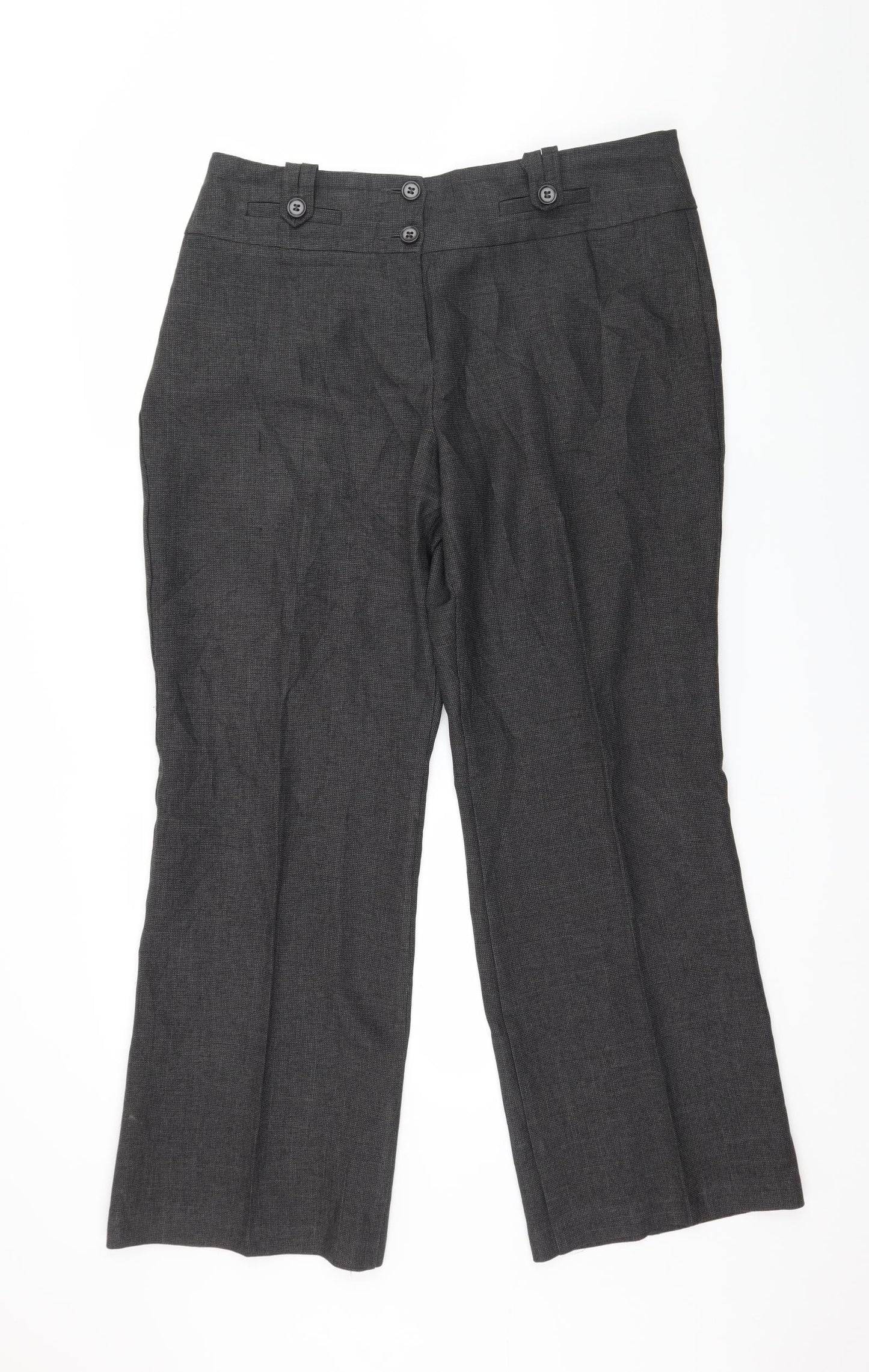Marks and Spencer Womens Grey   Trousers  Size 16 L30 in
