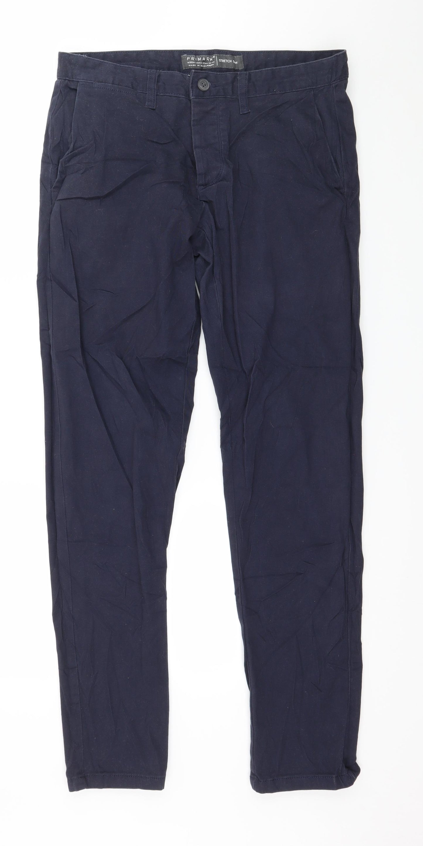 Primark Mens Blue   Trousers  Size 32 in L34 in