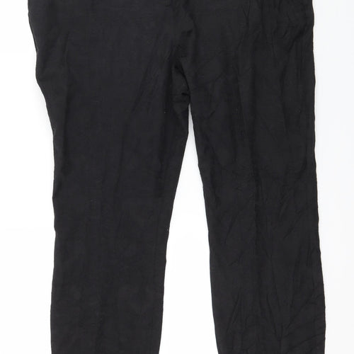 Wallis Womens Black   Trousers  Size 16 L30 in