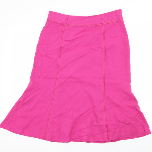 Preworn Womens Pink   A-Line Skirt Size 32 in