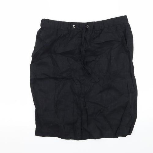 Marks and Spencer Womens Black   A-Line Skirt Size 10