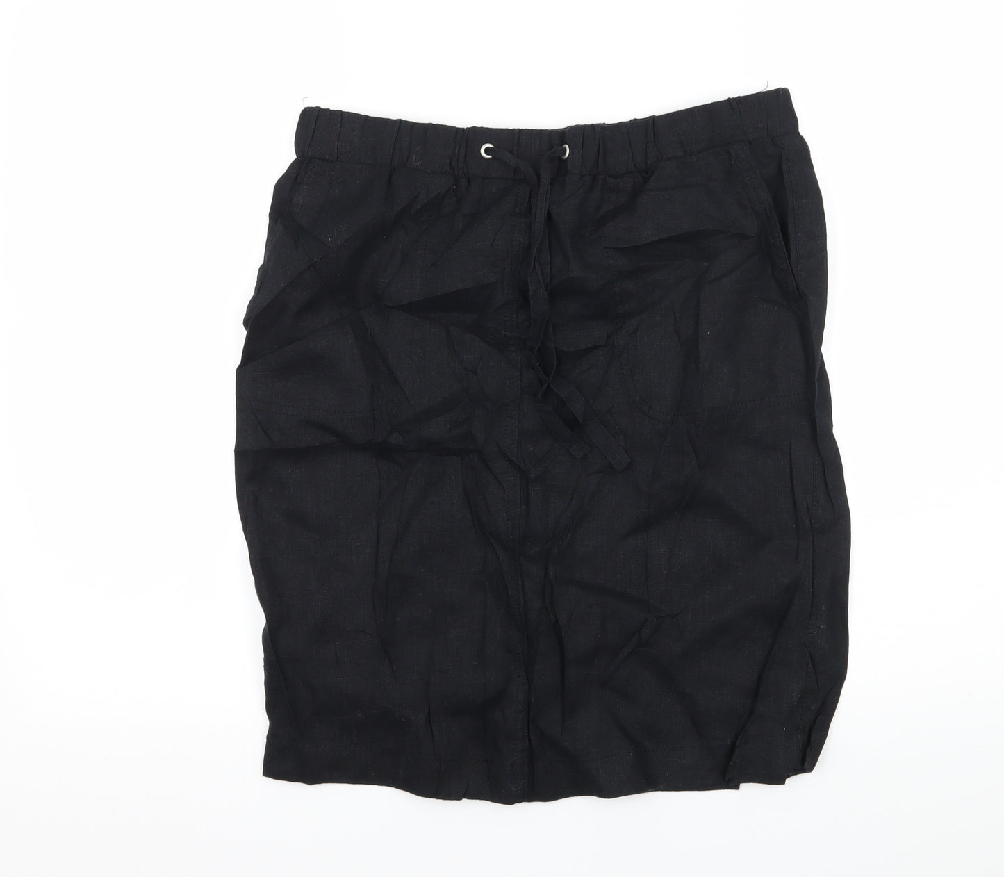 Marks and Spencer Womens Black   A-Line Skirt Size 10