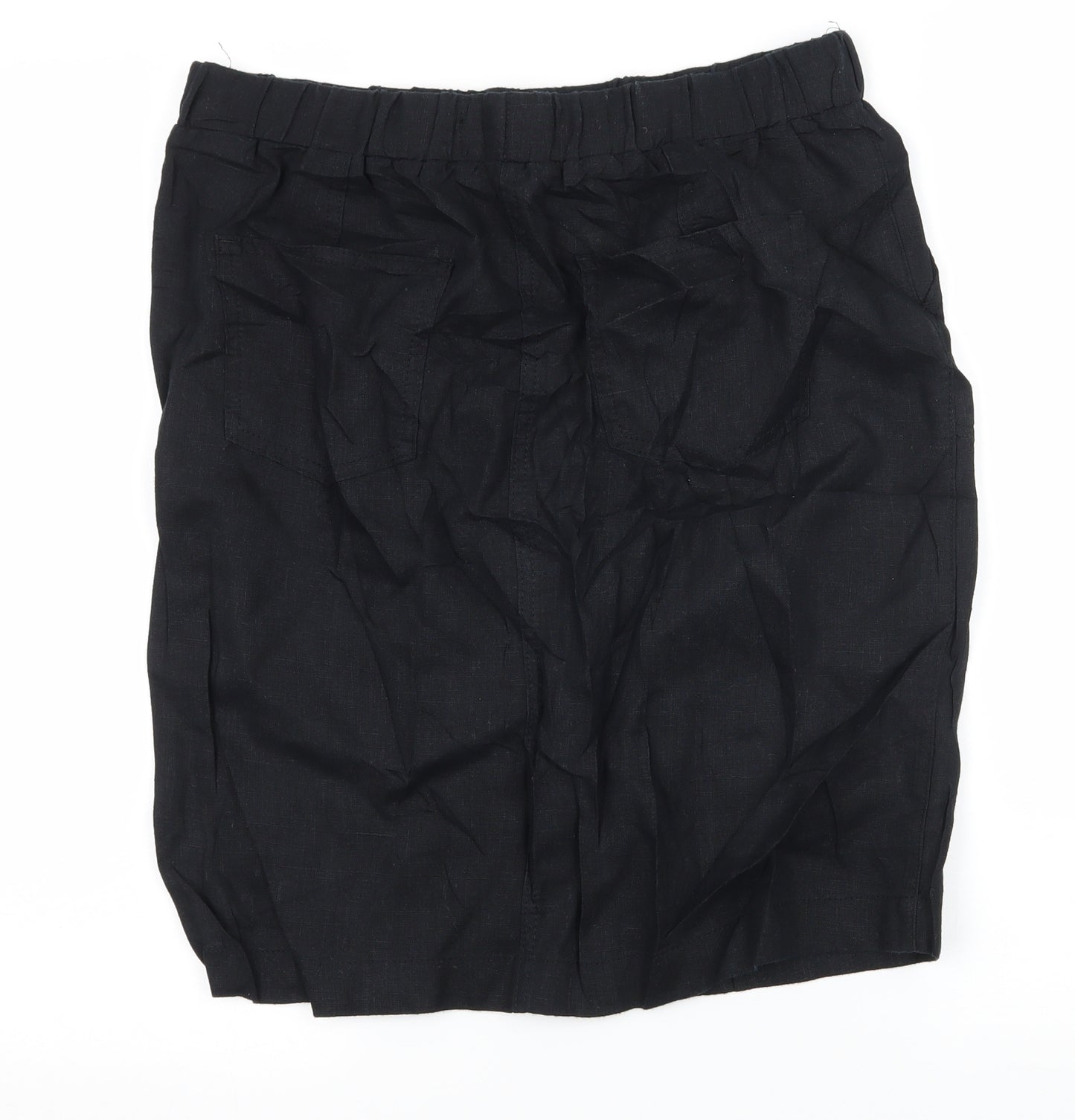 Marks and Spencer Womens Black   A-Line Skirt Size 10