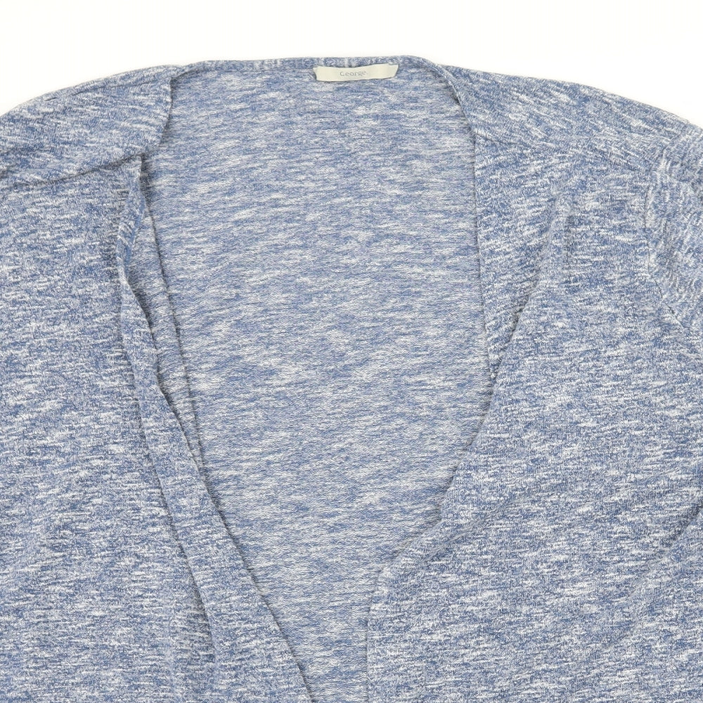 George Womens Blue  Knit Cardigan Jumper Size 24