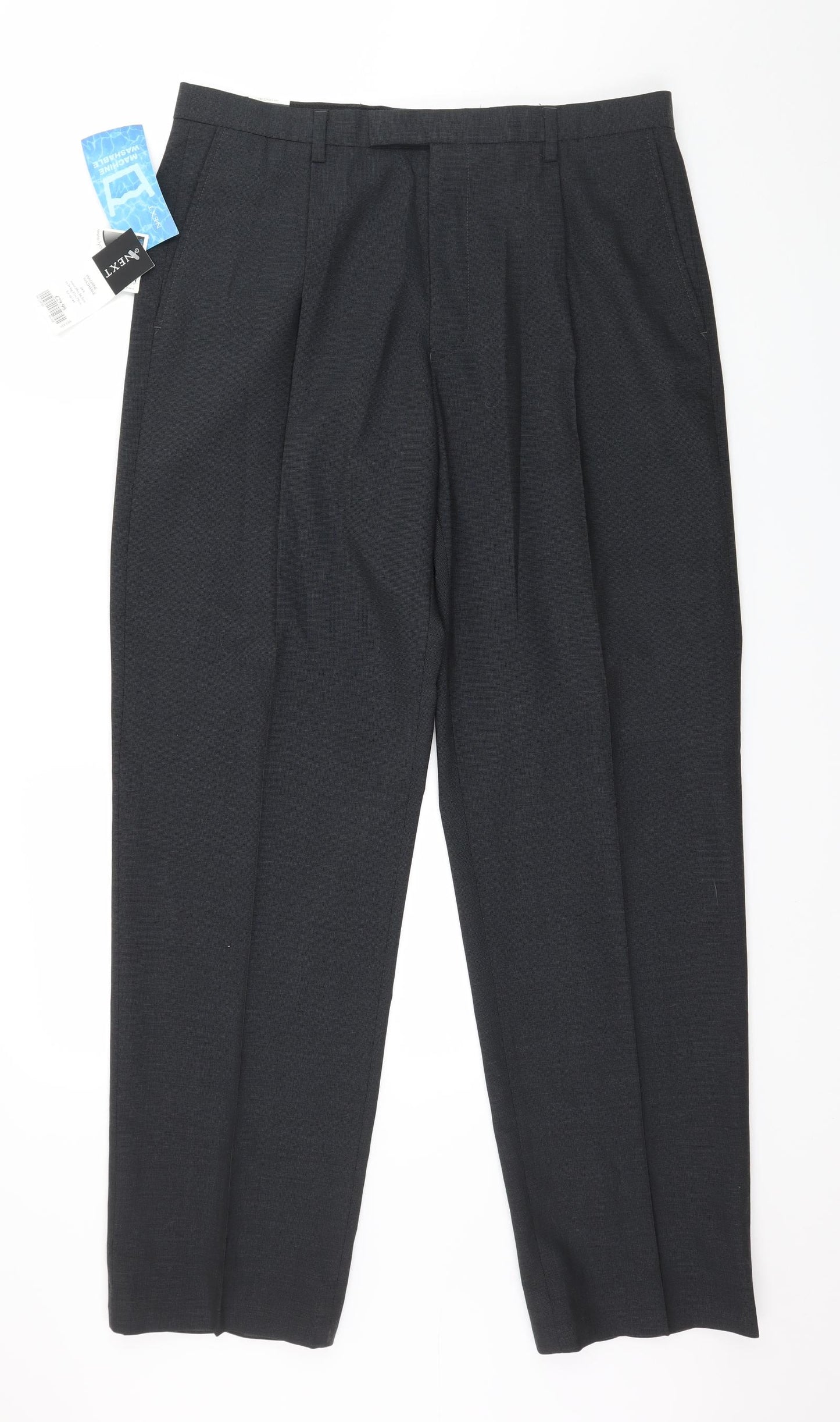 NEXT Mens Grey   Trousers  Size 34 in L31 in