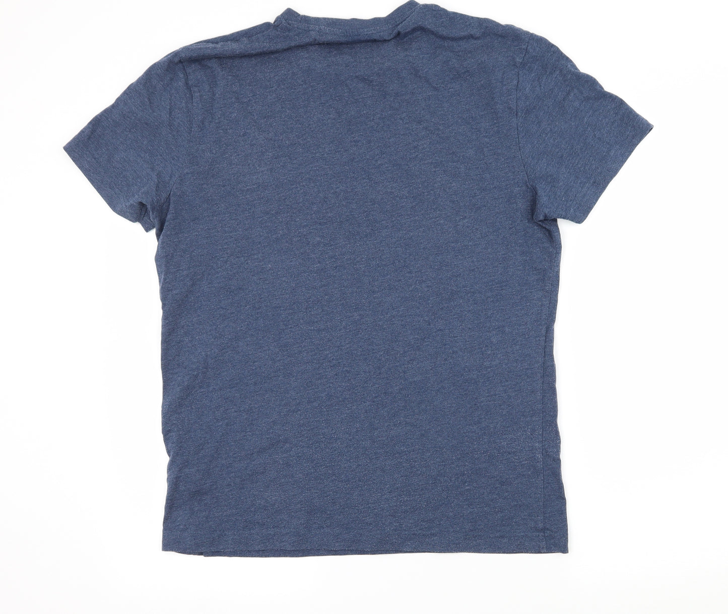 TU Mens Blue  Jersey  T-Shirt Size M  - Motorcycle