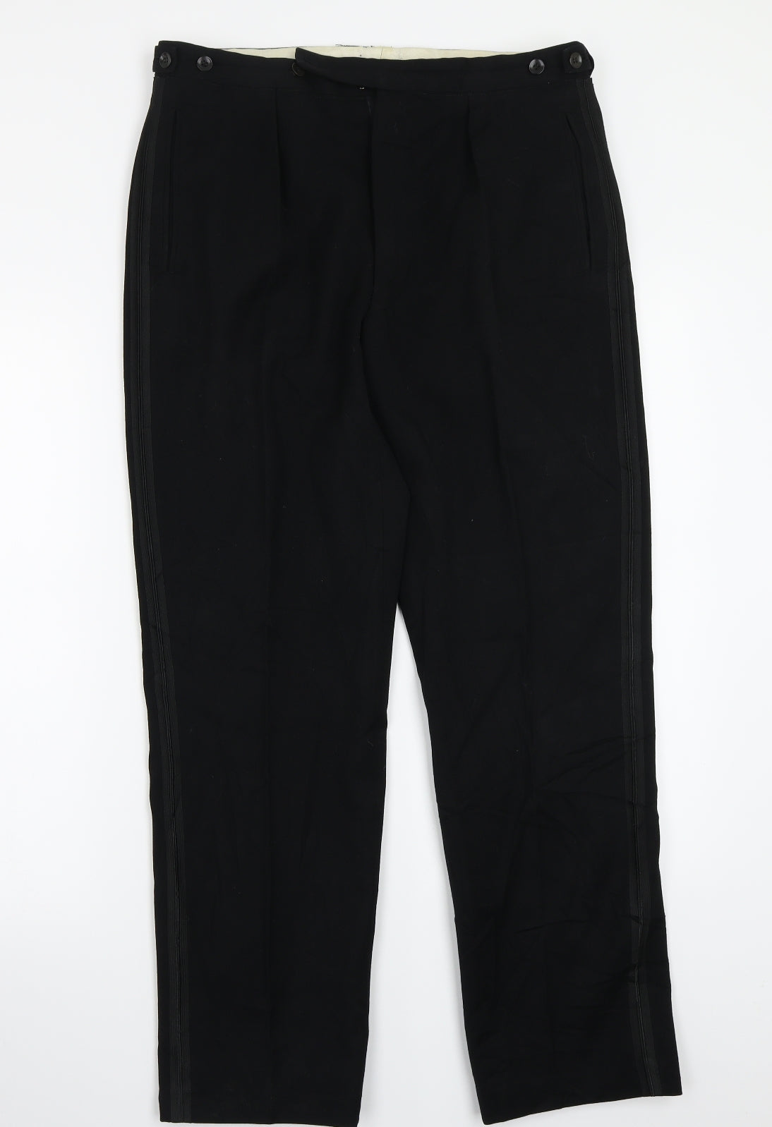 Preworn Mens Black   Trousers   L29 in