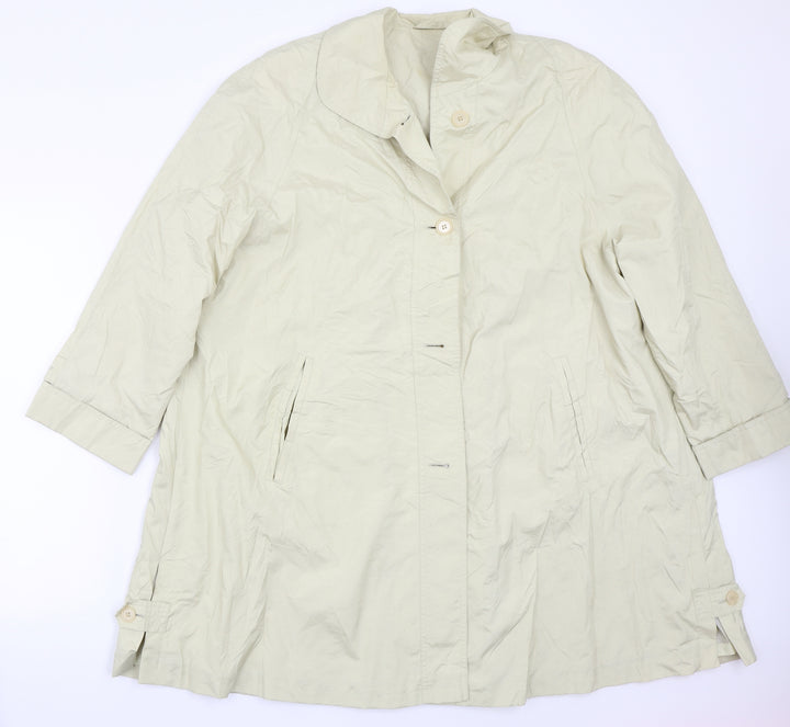 C&A Womens Beige Jacket Coat Size 16